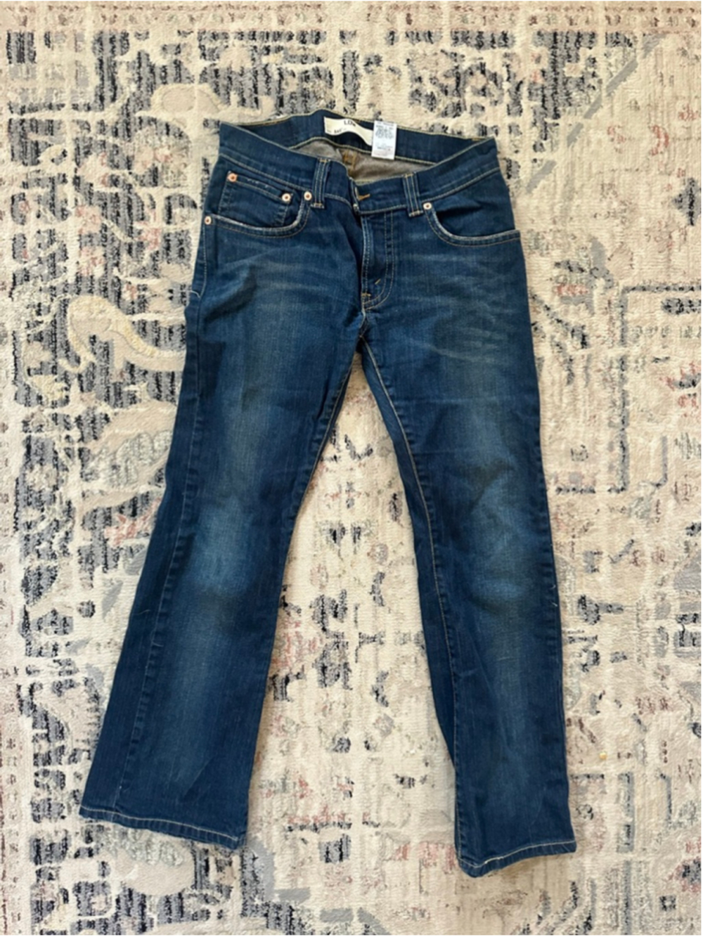 Women's Levi's Blue Low Rise Boot Cut Jeans Size 10